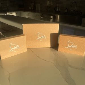 Set of 3 Christian Louboutin boxes
